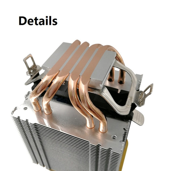 COOL STORM CT-4U-9cm Heat Pipe Dual-Tower CPU Radiator Copper Pipe 9 Cm Fan For Intel/AMD Platform Specification： Aurora Three-fan 3 Line