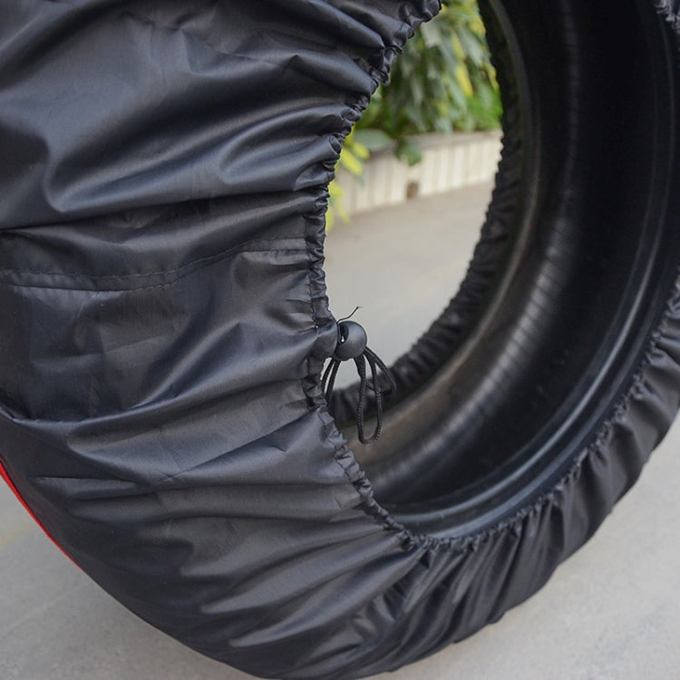4 in 1 Water-resistant Dustproof Sunscreen Car Tire Spare Tire Cover, Size:S (Black)