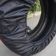 4 in 1 Water-resistant Dustproof Sunscreen Car Tire Spare Tire Cover, Size:S (Black)