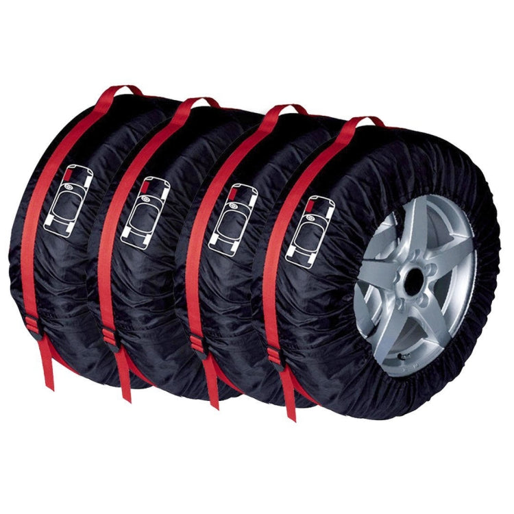 4 in 1 Water-resistant Dustproof Sunscreen Car Tire Spare Tire Cover, Size:S