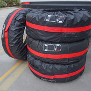 4 in 1 Water-resistant Dustproof Sunscreen Car Tire Spare Tire Cover, Size:S