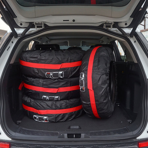4 in 1 Water-resistant Dustproof Sunscreen Car Tire Spare Tire Cover, Size:S