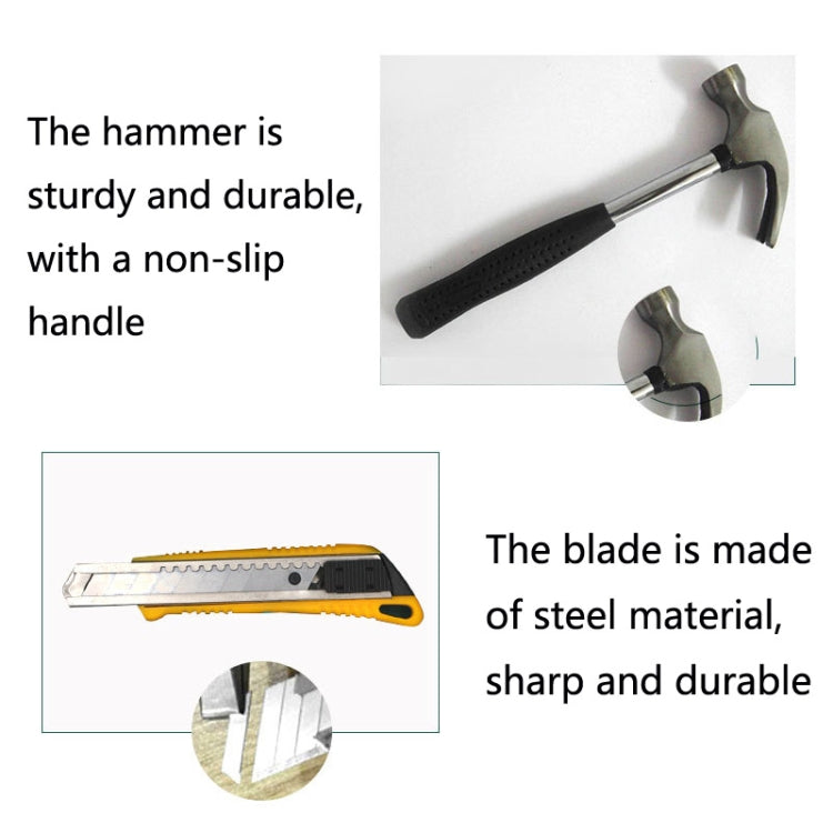 13 In 1 Car Household Multi-Function Hardware Tool Set, Specification: Hardcover 8013-1