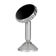 Q7 Car Home Mobile Phone Magnetic Bracket Strong Magnetic Double Ball Instrument Panel Navigation Bracket(Silver)