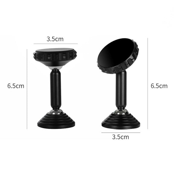 Q7 Car Home Mobile Phone Magnetic Bracket Strong Magnetic Double Ball Instrument Panel Navigation Bracket(Silver)
