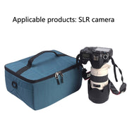 333 SLR Camera Storage Bag Digital Camera Photography Bag(Blue)