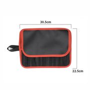 Road Sub-Bait Tool Bag Fishing Accessories Portable Storage Bag Water-resistant Foldable Lead Fish Bag(Red Black)