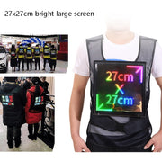 ys-kl20 Outdoor Mobile Advertising Screen Water-resistant Flexible Wearable LED Display Vest
