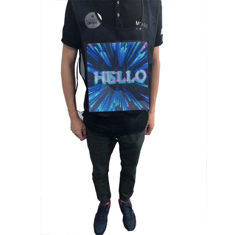 ys-kl20 Outdoor Mobile Advertising Screen Water-resistant Flexible Wearable LED Display Vest