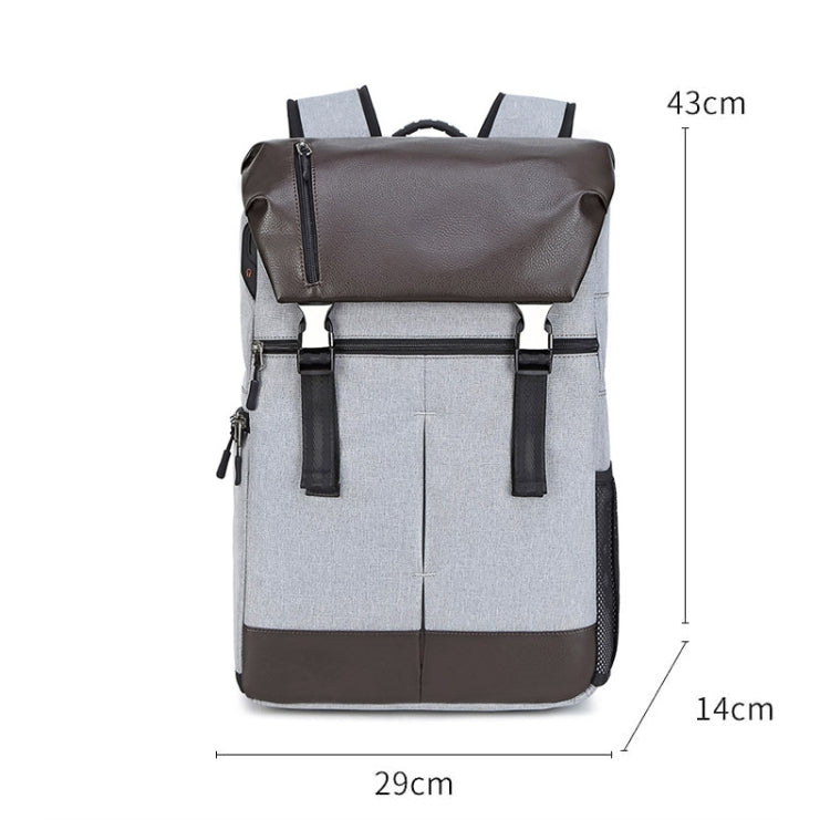 C3081 Camera  Computer Shoulder Digital Camera Bag Large Capacity Photography Backpack(Dark Gray)