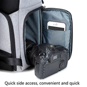C3081 Camera  Computer Shoulder Digital Camera Bag Large Capacity Photography Backpack(Dark Gray)