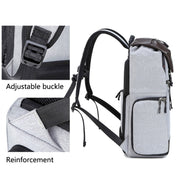 C3081 Camera  Computer Shoulder Digital Camera Bag Large Capacity Photography Backpack(Dark Gray)