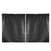 2 PCS 69 x 82cm Automobile Front And Rear Partition Curtain Business Car Air Conditioning Privacy Curtain(black)
