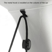 2 PCS 69 x 82cm Automobile Front And Rear Partition Curtain Business Car Air Conditioning Privacy Curtain(black)