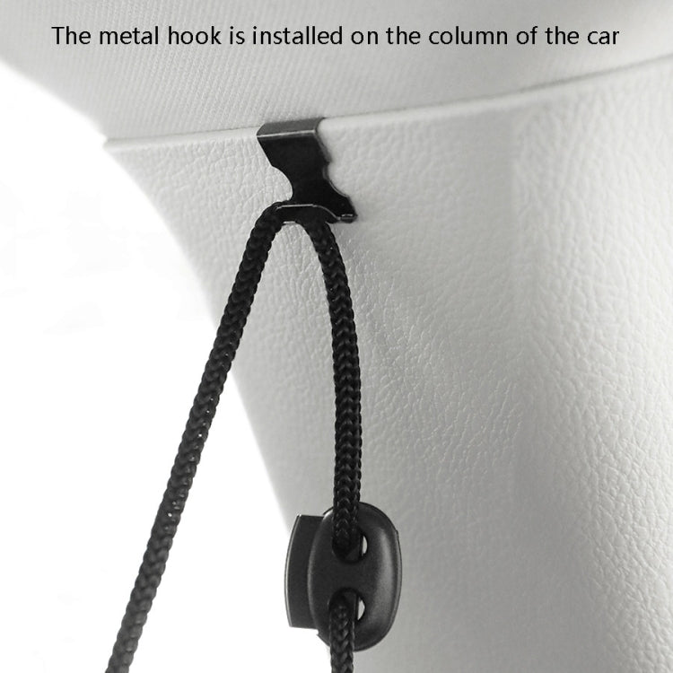 2 PCS 69 x 82cm Automobile Front And Rear Partition Curtain Business Car Air Conditioning Privacy Curtain(black)