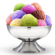 Stainless Steel Ice Cream Cup Ice Cream Goblet Bar Wine Glass, Specification��� A Short