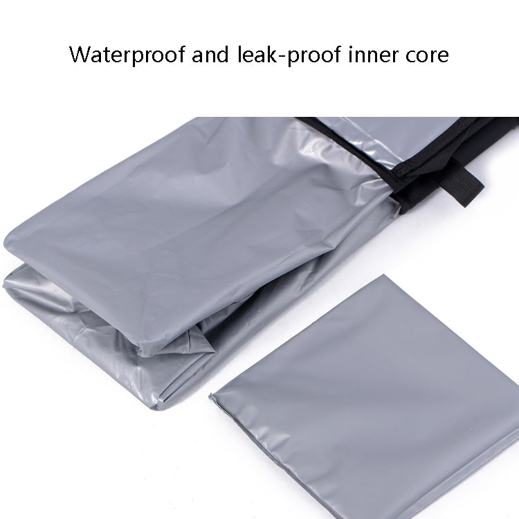 With Cover Car Trash Can Foldable Car Chair Back Trash Can Water-resistant Box, Size: 20 x 20 x 30cm(Black)