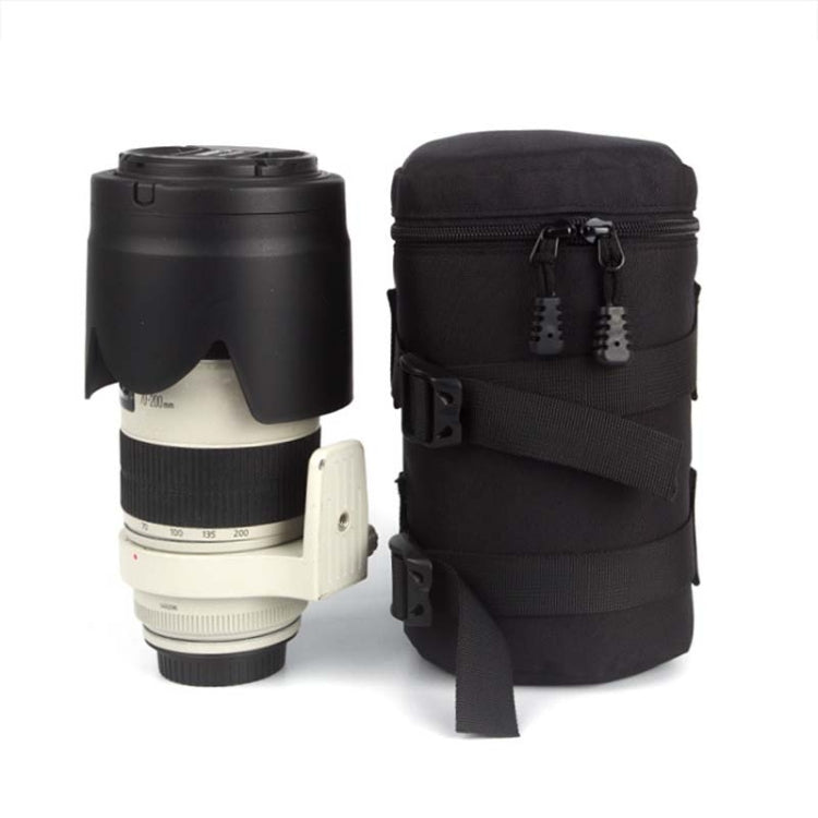 5603 Wear-Resistant Water-resistant And Shockproof SLR Camera Lens Bag, Size: L(Black)