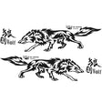 D-70 Wolf Totem Car Stickers Car Personality Modified Car Stickers(Black) - Decorative Sticker by PMC TechLife | Online Shopping South Africa | PMC TechLife | Buy Now Pay Later Mobicred