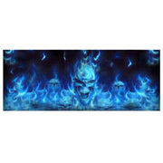 D-738 Burning Skull Car Rear Window Sticker Color Graphic Sticker, 135x36cm