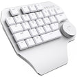 DELUX T11 29 Keys Single-Hand Keyboard Shortcut Key Speech Tool Flat Keyboard, Colour: Silver - free shipping - PMC TechLife - Order now!