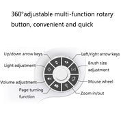 DELUX T11 29 Keys Single-Hand Keyboard Shortcut Key Speech Tool Flat Keyboard, Colour: Silver