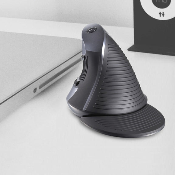 DELUX M618 6-Keys Vertical Handheld Mouse Ergonomic Wired Mouse, Cable Length: 1.5m(Black)