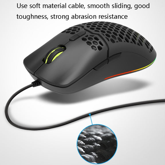 DELUX M700BU 7 Keys Wired Games Mouse Desktop Wired Mouse, Style: 3325 (Support 10000DPI)