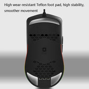 DELUX M700BU 7 Keys Wired Games Mouse Desktop Wired Mouse, Style: 3325 (Support 10000DPI)