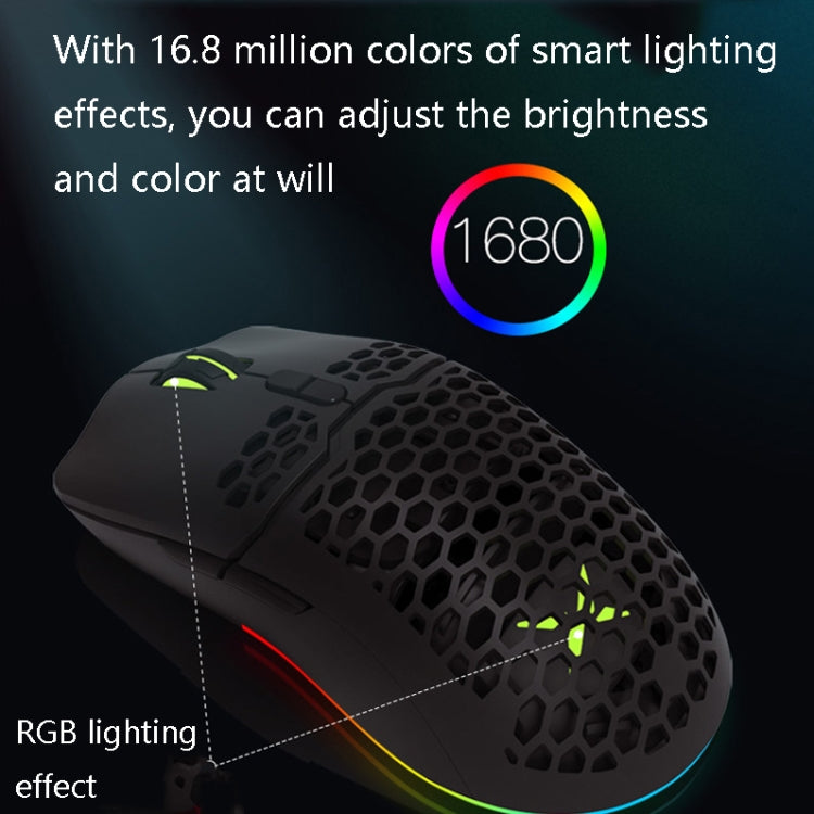 DELUX M700BU 7 Keys Wired Games Mouse Desktop Wired Mouse, Style: 3325 (Support 10000DPI)