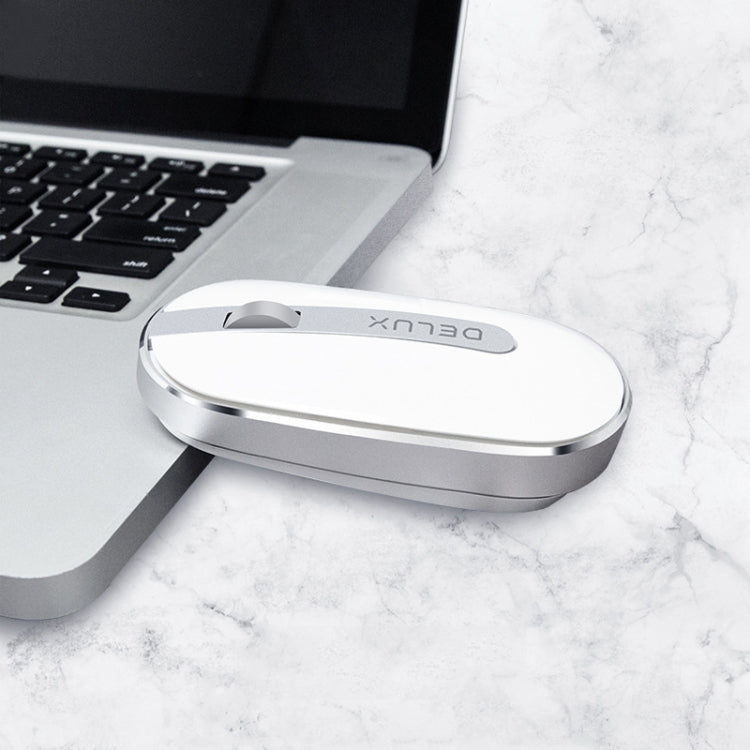 DELUX M326 4 Keys Wireless Silent Mouse Portable Laptop Mouse