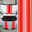 Car Hood Stickers Modified Racing Striped Ethylene Body Sticker(Red) - Decorative Sticker by PMC TechLife | Online Shopping South Africa | PMC TechLife | Buy Now Pay Later Mobicred
