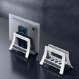 Oatsbasf 03671 Multifunctional Computer Tablet Cellphone Storage Bracket, Colour: Simple Version (White) - free shipping - PMC TechLife - Order now!