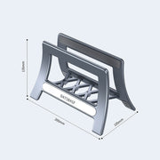 Oatsbasf 03671 Multifunctional Computer Tablet Cellphone Storage Bracket, Colour: Deluxe Version (Silver)