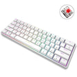 LEAVEN K28 61 Keys Gaming Office Computer RGB Wireless Bluetooth + Wired Dual Mode Mechanical Keyboard, Cabel Length:1.5m, Colour: Red Axis (White) - free shipping - PMC TechLife - Order now!