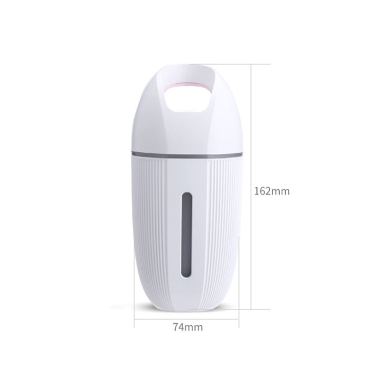 BD-MD1 Car Home USB Plug-In Air Purifier Colorful Lighting Humidifier(Pink)