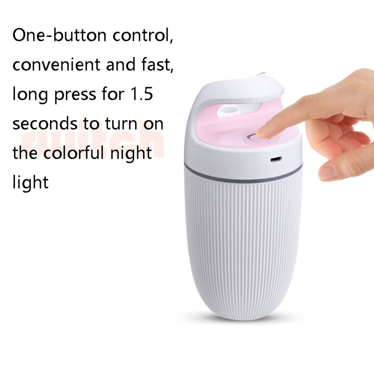 BD-MD1 Car Home USB Plug-In Air Purifier Colorful Lighting Humidifier(Blue)