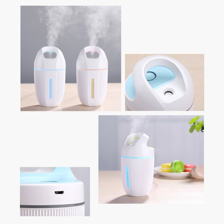 BD-MD1 Car Home USB Plug-In Air Purifier Colorful Lighting Humidifier(Blue)