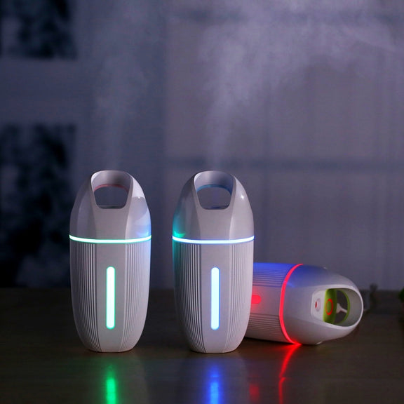 BD-MD1 Car Home USB Plug-In Air Purifier Colorful Lighting Humidifier(Green)