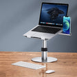 Oatsbasf 03597 Aluminum Alloy Notebook Heightening Bracket Notebook Computer Lifting Heat Dissipation Bracket Mobile Folding Table,Style: Deluxe Edition-Silver - Laptop Stand by Oatsbasf | Online Shopping South Africa | PMC TechLife | Buy Now Pay Later Mobicred