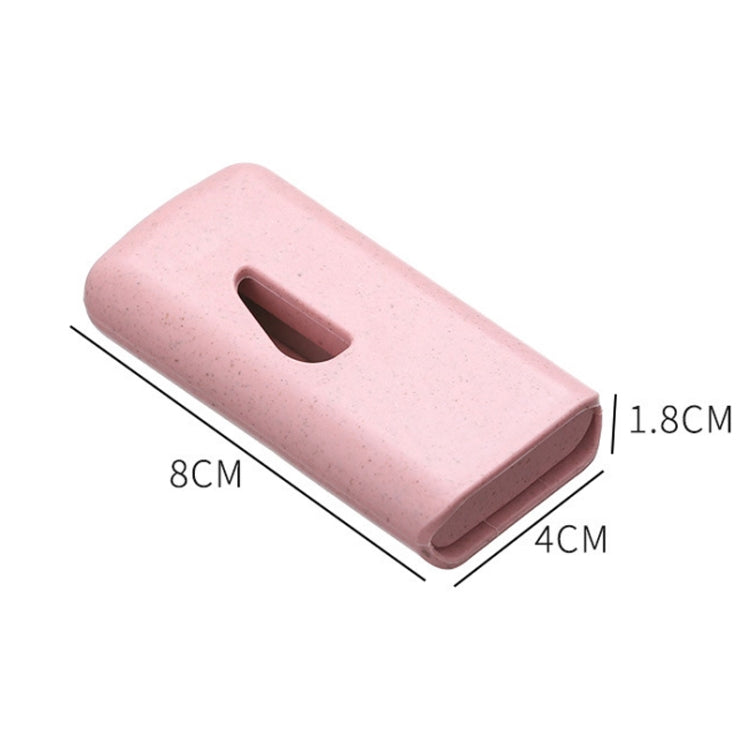10 PCS JS010 Wheat Plastic Medicine Cutter Pill Divider(Beige)
