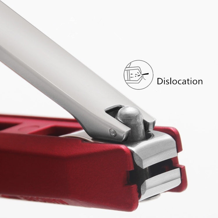 Anti-splash Nail Clippers Multifunctional Mobile Phone Holder Nail Clippers,Style: Red