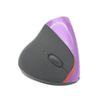 HH-111 5 Keys Wireless Vertical Charging Mouse Ergonomics Wrist Protective Mouse(Purple) - Wireless Mice by PMC TechLife | Online Shopping South Africa | PMC TechLife | Buy Now Pay Later Mobicred