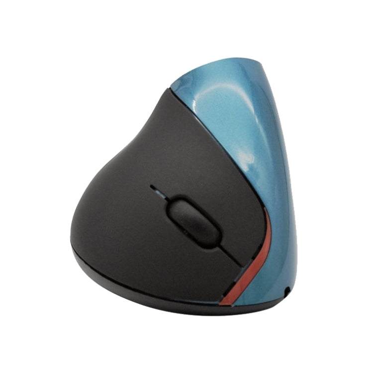 HH-111 5 Keys Wireless Vertical Charging Mouse Ergonomics Wrist Protective Mouse(Blue)