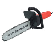 700 Angle Grinder Electric Chain Saw Polishing Machine Changed Electric Saw Small Household Cutting Machine, EU Plug(Red)
