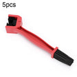 5 PCS BG-7168 Bicycle And Motorcycle Cleaning Brush Three-Sided Chain Brush, Colour: Red - Others by PMc TechLife | Online Shopping South Africa | PMc TechLife | Buy Now Pay Later Mobicred