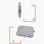 LiSEN LS-525 Wavy Pattern Notebook Liner Bag, Size: 12 inches(Gray)