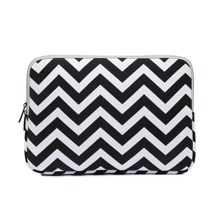 LiSEN LS-525 Wavy Pattern Notebook Liner Bag, Size: 15 inches(Black)