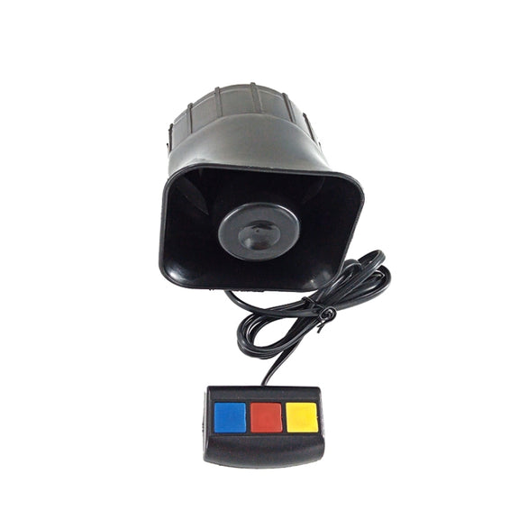 Three Voice Square Alarm Speaker 12V 30W Car Motorcycle Speaker
