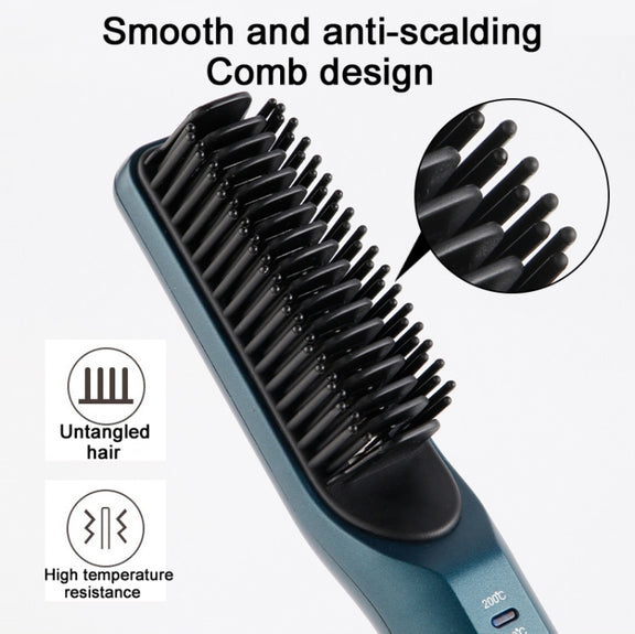 2 In 1 Curling And Straightening Dual-Use Mini Multi-Function Hair Straightener, Colour : Pink